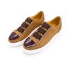 Casual Leather Shoes Large Size Shoes Men'S Leather Breathable Flat Comfortable Board Shoes Elastic Band Men'S Leather Shoes