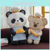 Adorable Panda Chef Plush Toy Soft And Huggable Character Doll For Kids And Collectors