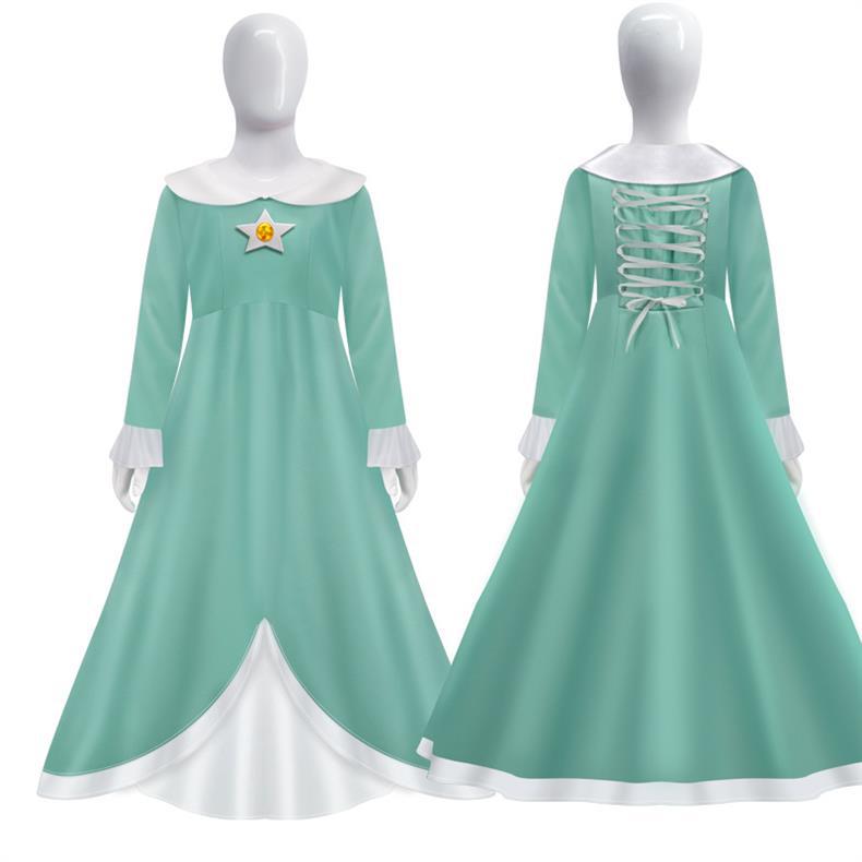 Costume da Cosplay di Principessa Peach per Halloween - Super Mario Bros