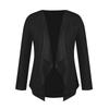Women's Fashion Solid Color Casual Cardigan Long Sleeve Mid-Button Tops Coat