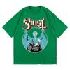 New Ghost Band T-shirt Women Oversize Fashion Cool London Singer Fans Essentials Summer Short Sleeve Print Rock Plain Black Tees