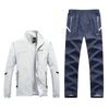 Men's Spring/Autumn Long Sleeve Casual Sports Suit - Middle-aged & Elderly Running Wear