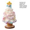 Christmas Tree Ornament Colorful Multi-Layered Crochet Christmas Tree Decoration