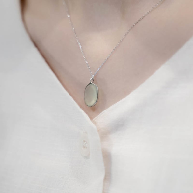 HARANG HR 19N_Green Quartz Necklace