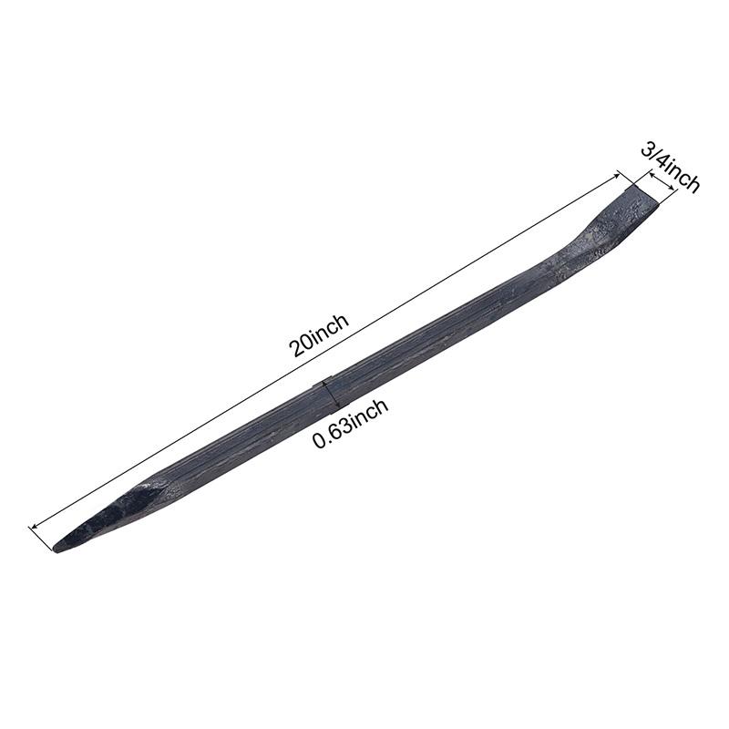 20/24/32inch Heavy Duty Nail Puller Crowbar for Wooden Box Staple Remover Pry Bar Strike Cap Chisel Removal Repair Hand Tool