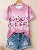 Women's Summer Tops Fashion Stylish Modern Short Sleeve Crew Neck Round Neck Regular Tops Casual  Summer Spring