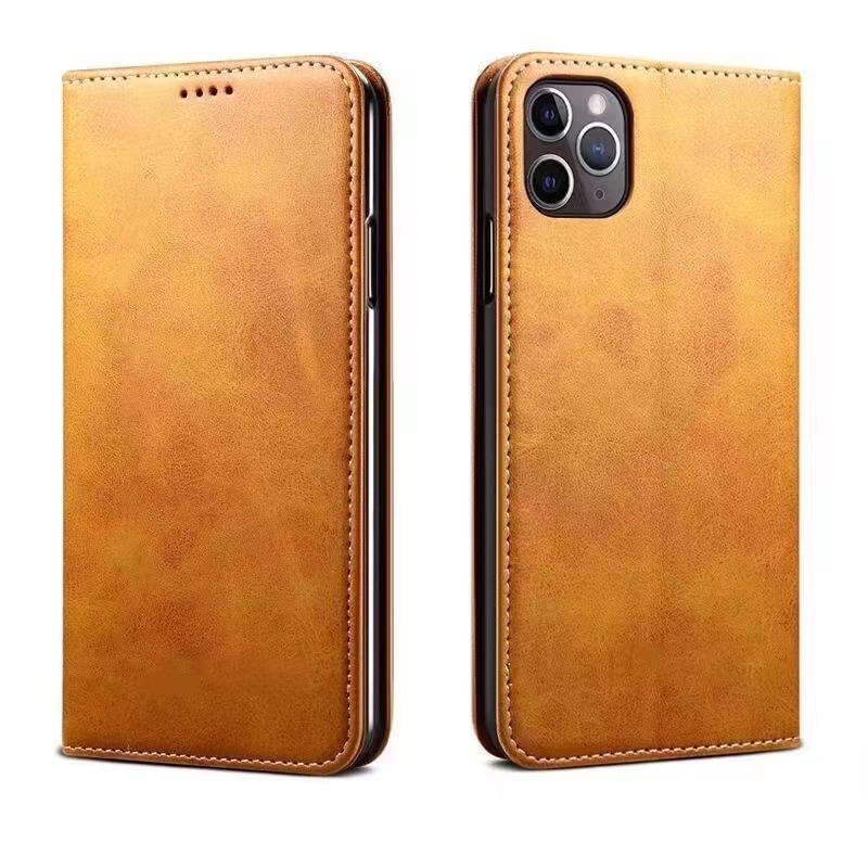 EUCAGR Luxury Leather Flip Phone Case For iPhone 15 14 13 12 11 Pro Max Plus Mini SE3 XS Max XR Wallet Cover With Card Slot