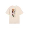 Li Ning X Disney Mickey Series SS22 Cartoon Animal Letter Print Loose Short Sleeve T-Shirt Men Tops Off-White AHSS247-1