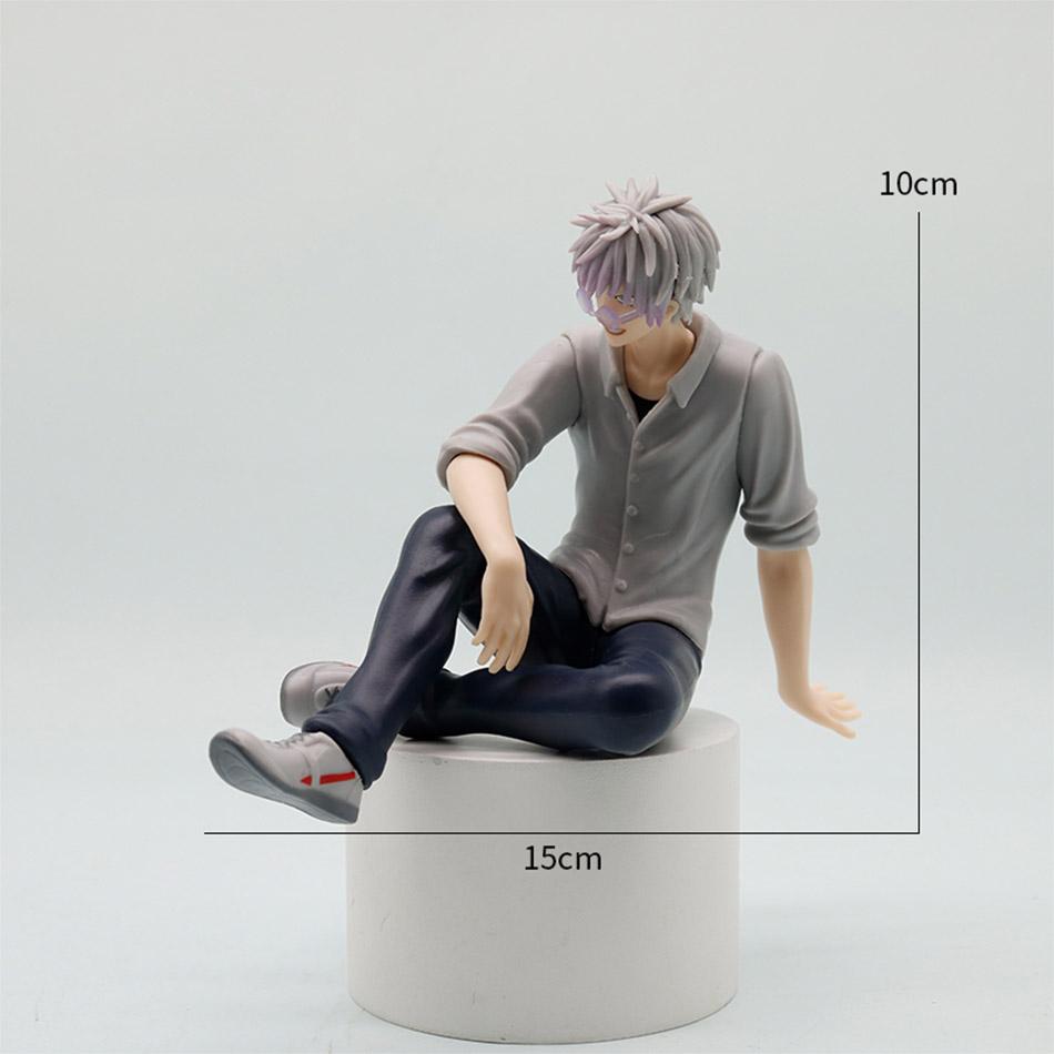 In Stock New Arrival Jujutsu Kaisen Figurines Satoru Gojo Suguru Geto Sitting Pose PVC Collectible Models Perfect Gifts for Boys