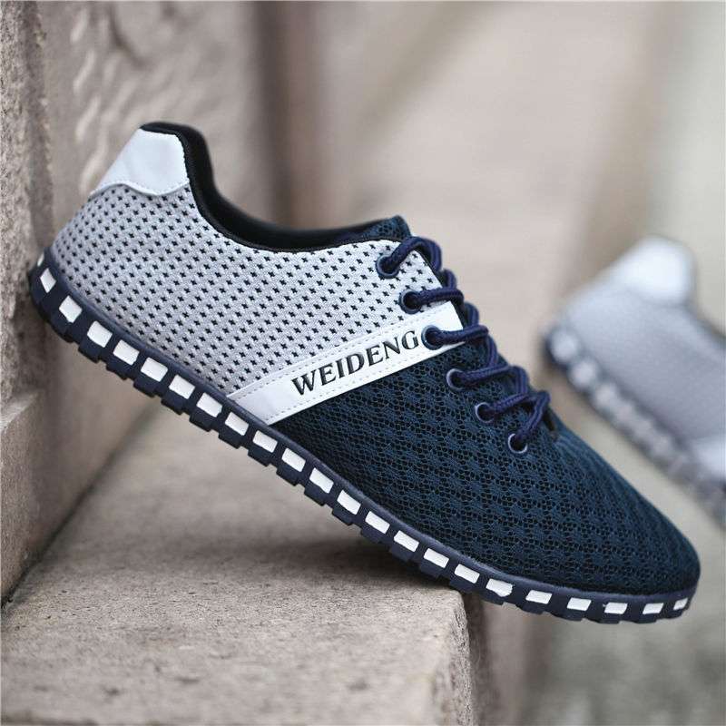 Summer mesh shoes men's breathable deodorant mesh shoes men's shoes sports and leisure shoes old north cloth shoes large size men's shoes
