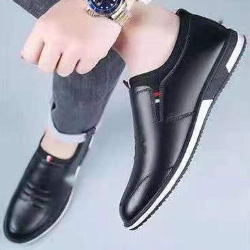 Men's Business Casual Shoes Comfortable Flat Shoes Fashion Breathable Male Loafers 2024 New Mens Shoes Wear-resistant Zapatillas