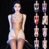 Breathable Jumpsuits Underwear Crothless Leotard Nightwear