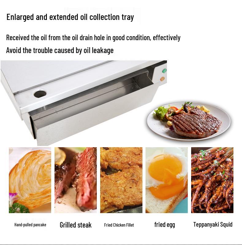Tuoqi Electric Teppanyaki Griddle for Pancakes & Steaks