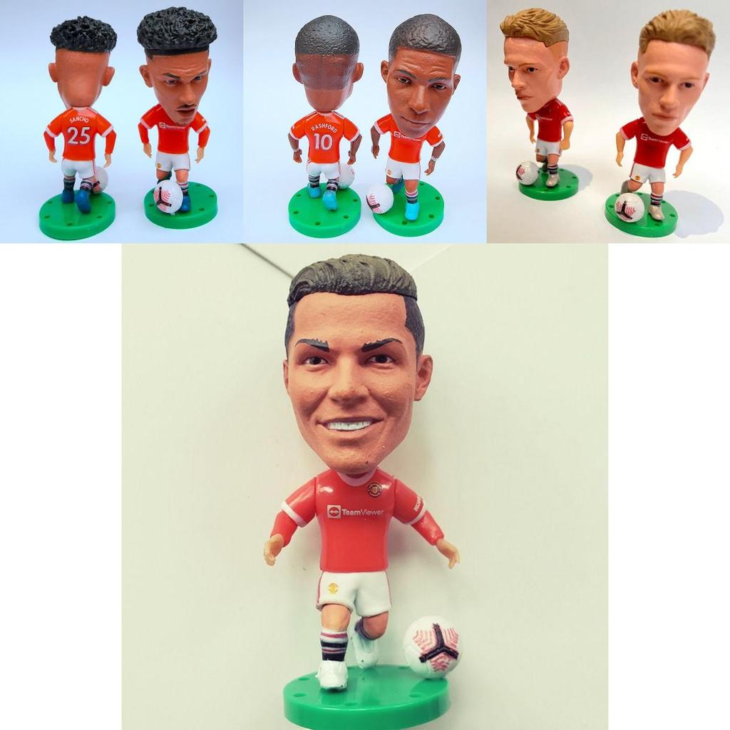 Soccer Player Mini Figures Sports Model Dolls For Home Decoration