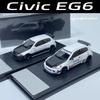 Mc 1/64 Civic Eg6 New Spot Goods Collection Edition Alloy Die Casting Toy Car Festival Gift Boy Collection