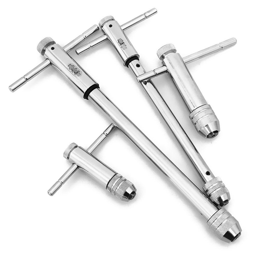 Useful Hand Tool Machinist Tool Adjustable Wrench Tap Wrench Ratchet Tap Holder Wrench M3-8/M5-M12