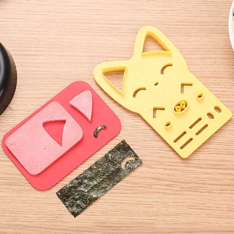 5 Pack Cute Cartoon Kids Bento Sushi Nori Rice Mould Decorating Knife Bento Machine Sandwich Diy Tools Kitchen Accessories