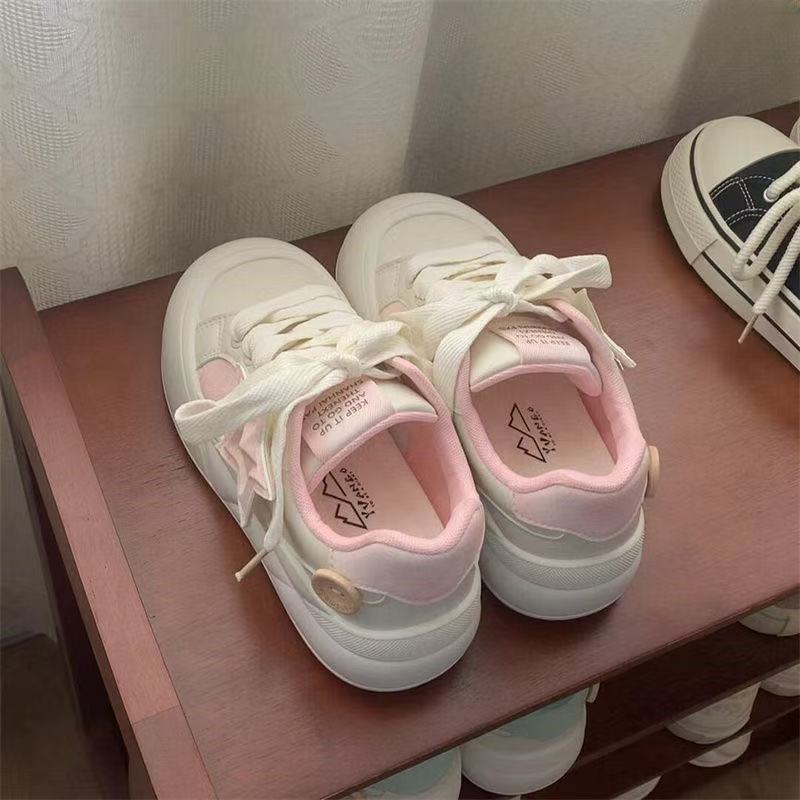 Zhao Ruth sweet bread autumn new casual star thick baseplate shoes