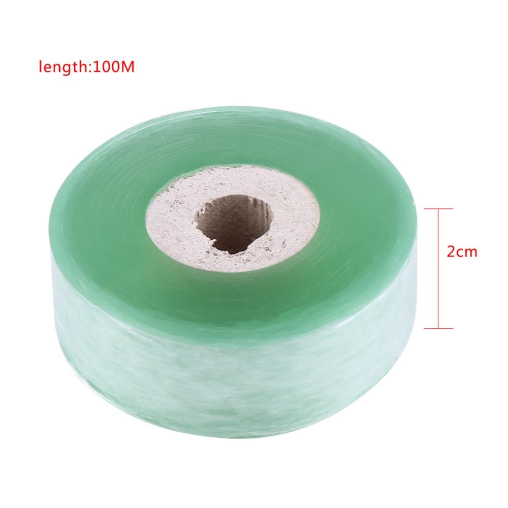 4pcs Green Grafting Tape 2CM*100M Plant Repair Tape Fruit Tree Grafting Tape Budding Work