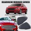 2pcs Primed  Driver & Passenger Side Mirror Cover Cap For 2013-2021 Ford Fusion