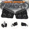1PC Universal Motorcycle PU Leather Saddlebags Side Tool Pouch Bag Luggage Saddle Bag For Harley Davidson Sportster XL883 XL1200