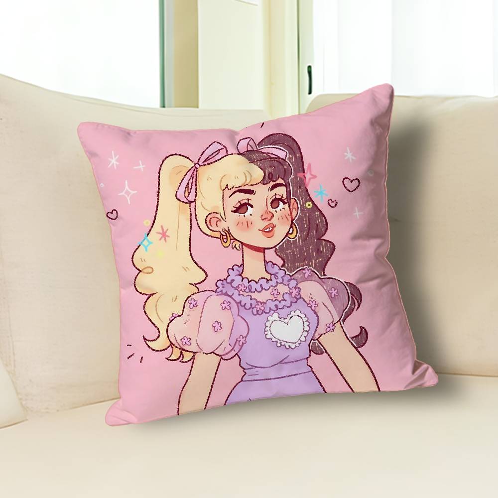 M-Melanie Singer M-Martinez Anime Celebrity Merchandise All-Match Printed Pillow Case Sofa Car Office Room Decoration Protector