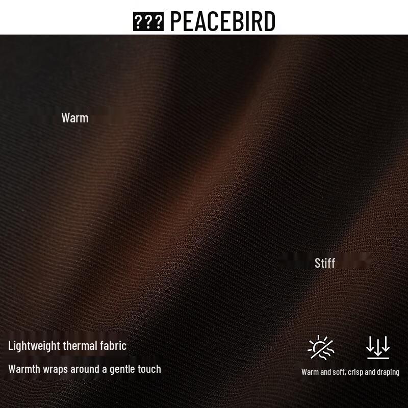 Peacebird Men's Casual Wide-Leg Pants BAGBF412L