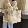 Canvas Bag Women's Versatile Shoulder Bag Large Capacity Tote Bag Student Class Commuter Bag Tote Bag