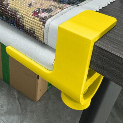 Diamond Art Canvas Holder Table Clamp Set Diamond Art Canvas Roll Helper Desktop Diamond Art Canvas Roller for Diamond Art Projects
