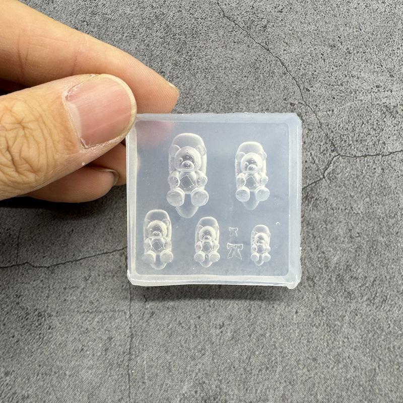 

Прозрачный силиконовый молд для нейл-арта Изысканный ручной работы Бабочка Бант Цветок 3D Аксессуар для нейл-арта DIY Креативный молд для нейл-арта Подарок