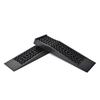 2pcs 3T Capacity Heavy Duty Car Ramps 70cm Plastic Portable Loading Access Ramps Lift Repair Maintenance Jack Lift Tool