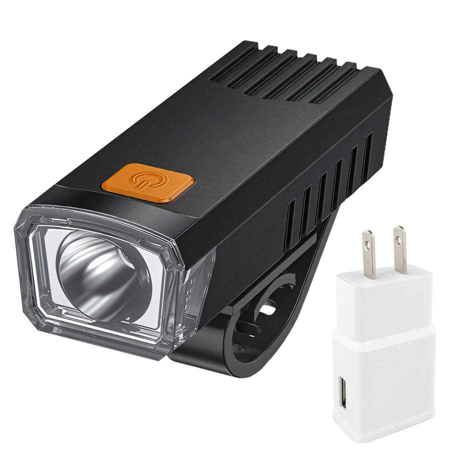 LED Bikes Lights Bike Flashlight USB Rechargeable Front Bicycle Light Lightweight Night Rider Cycling Headlight for Mountain
