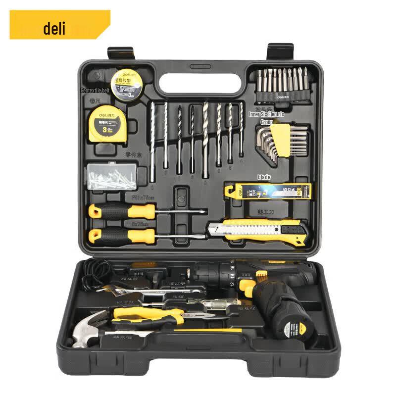 Deli 38-Piece Cordless Drill & Screwdriver Kit