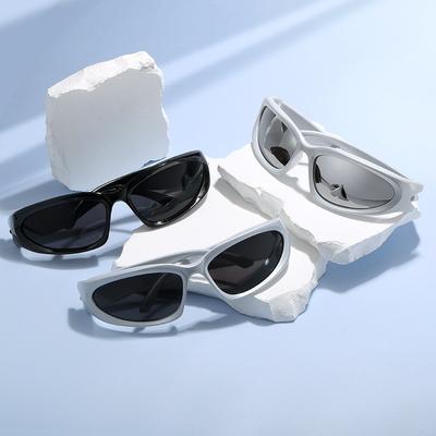 1/3pcs Popular Women's Sunglasses Punk Sunglasses Unique Oval Sun Glasses Men Goggle Shades Outdoor Y2K Eyewear Lunettes
