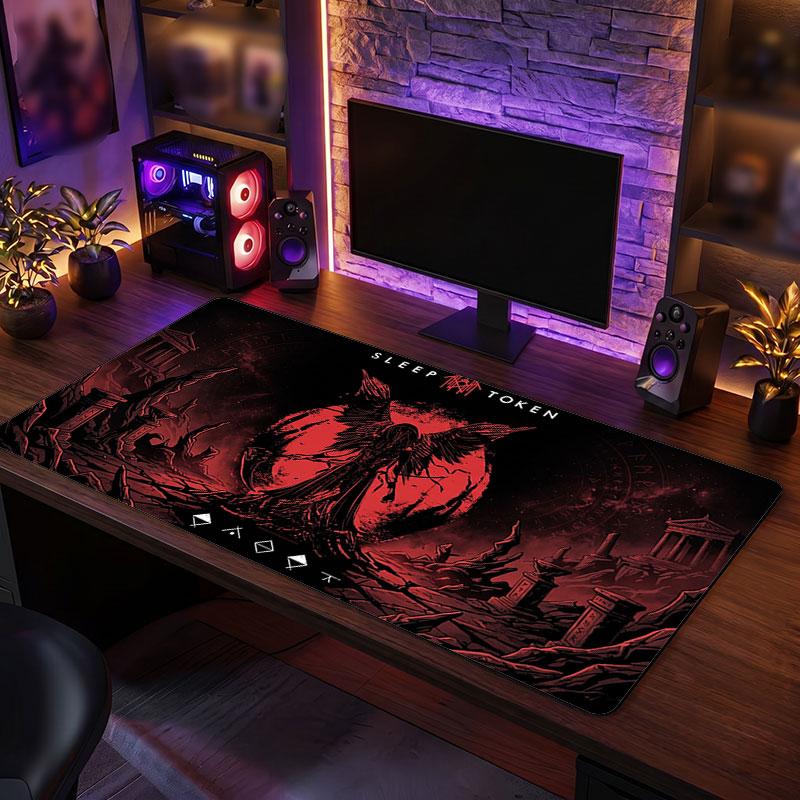 Big Mouse PadSleep Token Extended Soft Desk Mat Gaming Office Computer Table Decor Mat