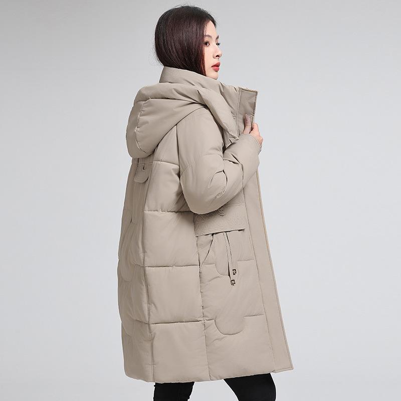 Neue Winter Vielseitige Koreanische Version von Baumwollgepolsterter Kleidung Kapuzen und Dünne Ausländischer Stil Baumwollgepolsterte Jacke