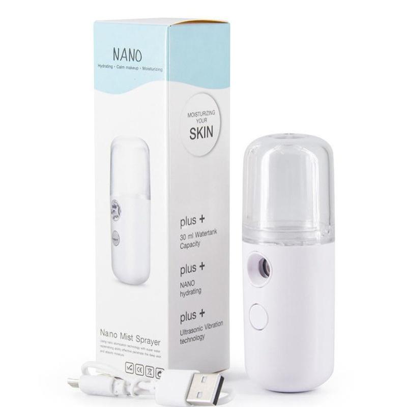 Usb Mist Facial Sprayer Humidifier Rechargeable Nebulizer Face Steamer Moisturizing Skin Care Tools