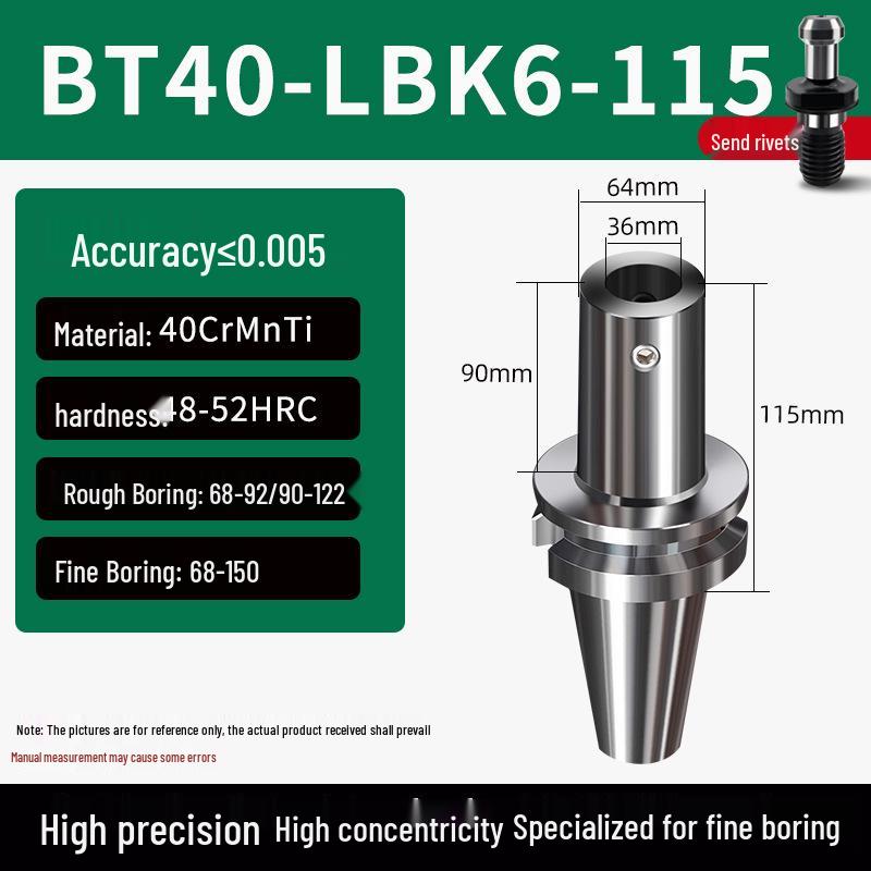 BT50-LBK Series Boring Bar Holder for 30/40 Machining Center Extension