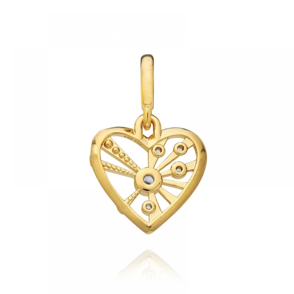 PAndora 762691c01 PAndora Me Heart   Ray Pendant And Dangle Charm