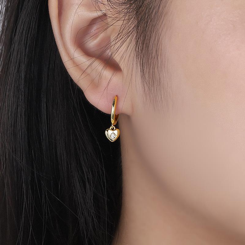 Female Coldness Style Fashion Niche Love Earrings