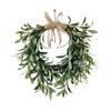 Bruiloftsdecoratie Krans Kunstkrans Kunstmatige Olijftak Krans voor Voordeur Realistische Groene Olijftakken met Olijven