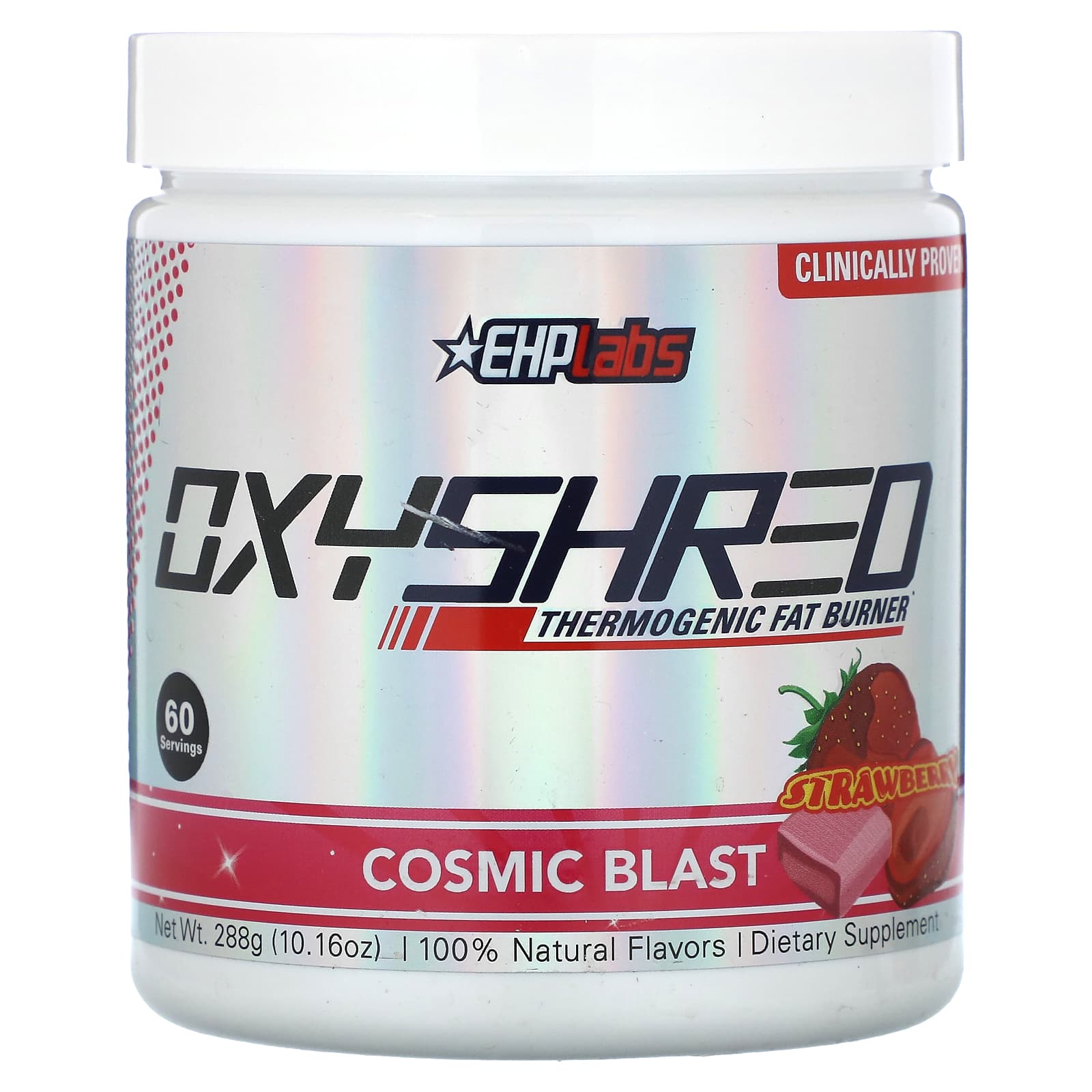 

Oxyshred, Thermogenic Fat Burner, Cosmic Blast, Strawberry, 10.16 Oz (288 G)