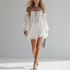 2026 Summer New Elegant Suspender Bohemian Off-the-shoulder Mini Dress