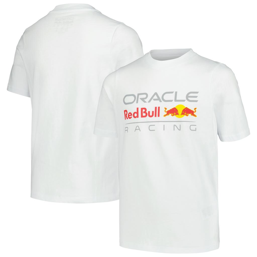 T-shirt con Logo Red Bull Racing Stampato Streetwear Uomo Donna Oversize Y2k Manica Corta Stampa Singolo Lato Alta Qualità Abbigliamento Femminile Maschile