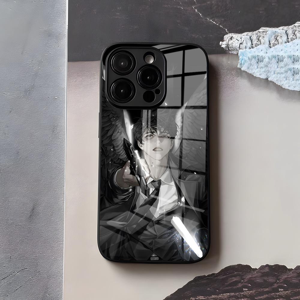 Omniscient R-Reader V-Viewpoint Orv Phone Case For IPhone 17 Air 16 E Pro Max 15 14 13 Mini 12 Pro 11 Max Plus Black Glass Cover