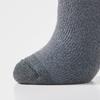 Gunze Fire Acedron Warm Wool Full Pile Warm Room Indigo Socks, Moisture-Wicking, Heat-Generating, Blend, Knit, Deodorizing, Socks, AGY304, Men's,