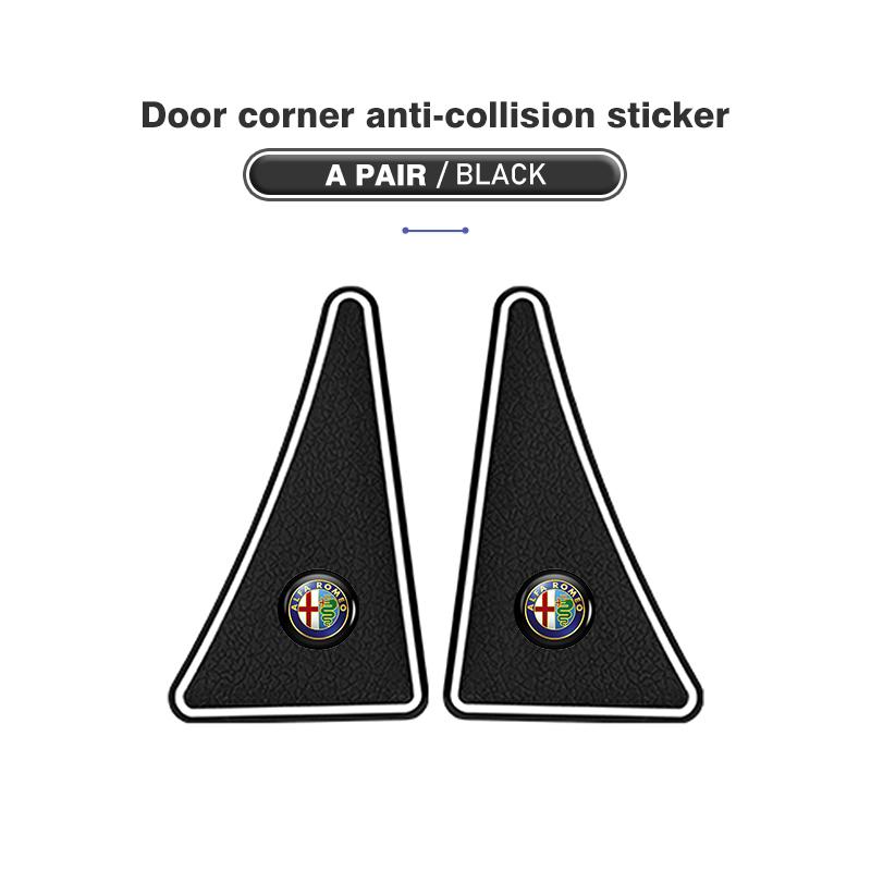 2026 Hot Sticker Car Door Corner Cover Anti-collision Protection Sticker For Alfa Romeo GT Stelvio F1 Brera Volante Tonale Glori
