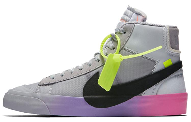 Nike Blazer Mid Off White Wolf Grey Serena Queen AA3832-002