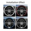 Suitable for 4HGVI Carbon Fiber Texture Steering Wheel Cover with Segmented Quick-Release Design, Durable, for Models Such as Q5 Q3 A4 A6 Q7