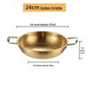 Jundingying Gold Stainless Steel Multipurpose Pot